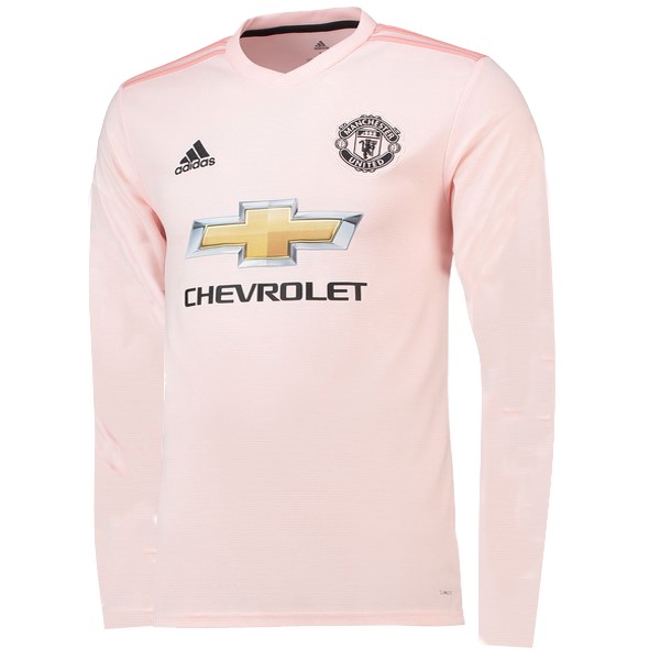 Camiseta Manchester United Segunda equipación ML 2018-2019 Rosa